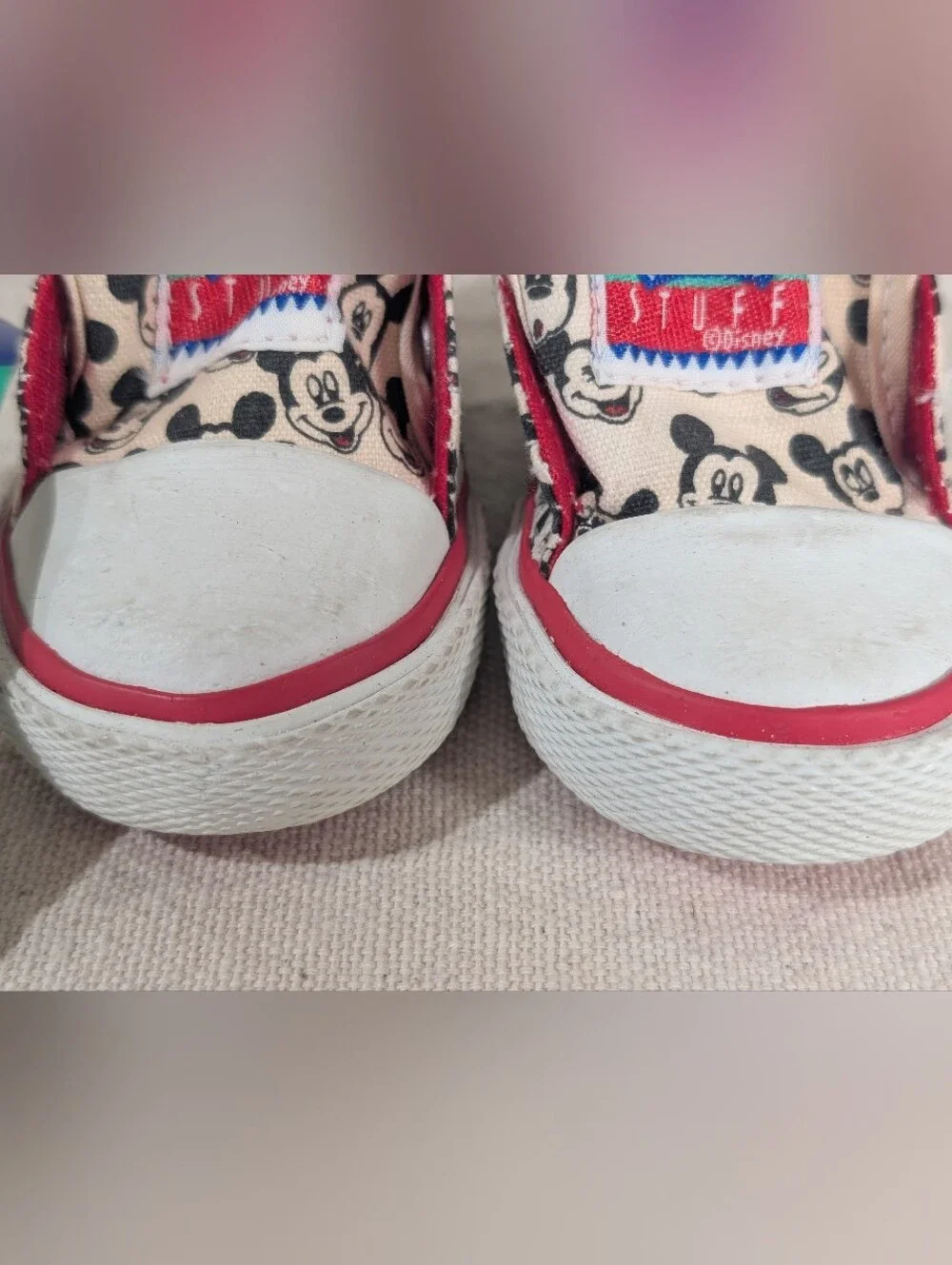 NWT Vintage Disney 1990's Mickey's Stuff for Kids shoes sneakers toddler size 1